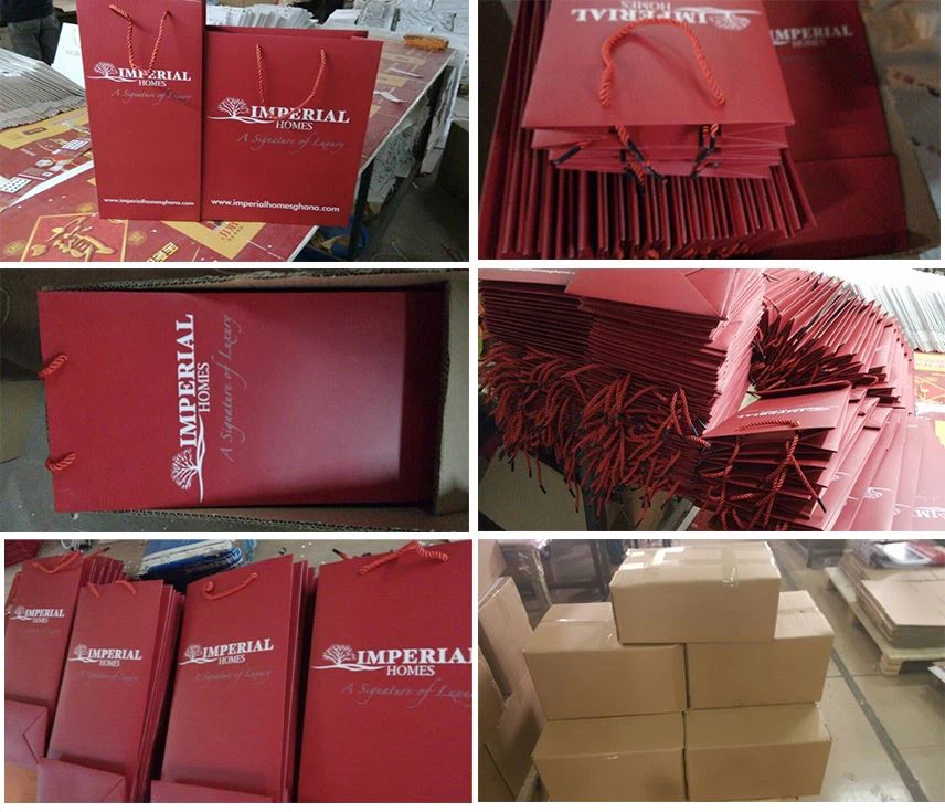 packaging of paper bag
