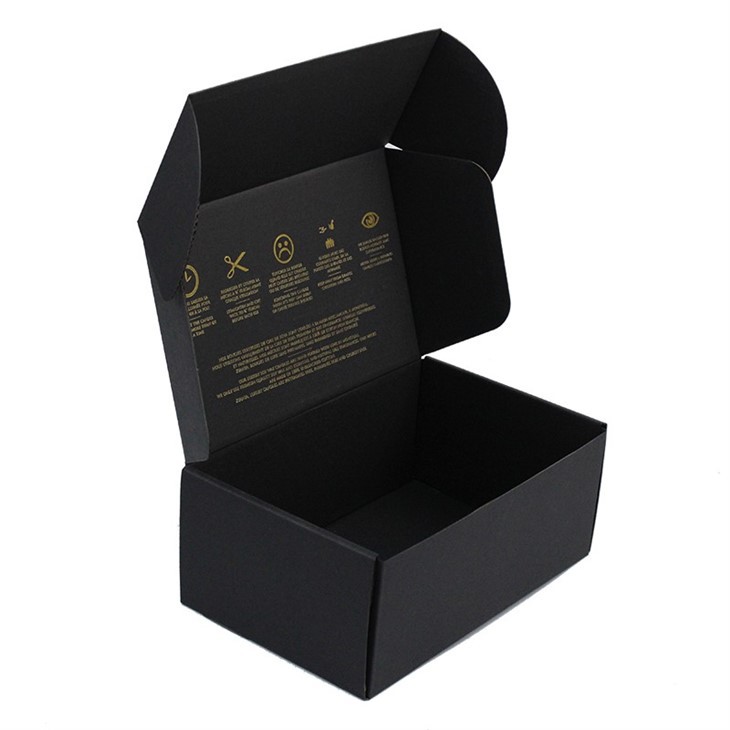 Black Kraft mailer box (4)