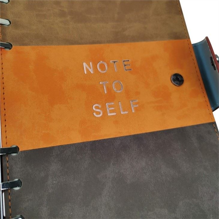 Planners Agendas 3 Colors Leather Cover Notebook